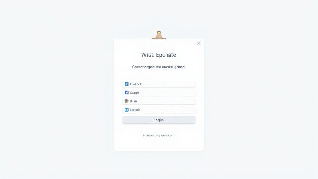 Social Media Integration Registration