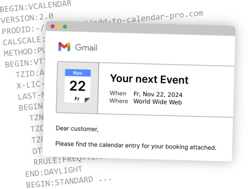 Add to Calendar PRO - ics Generation